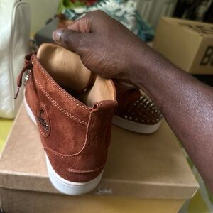 Christian Louboutin Brown Suede Men's Boots